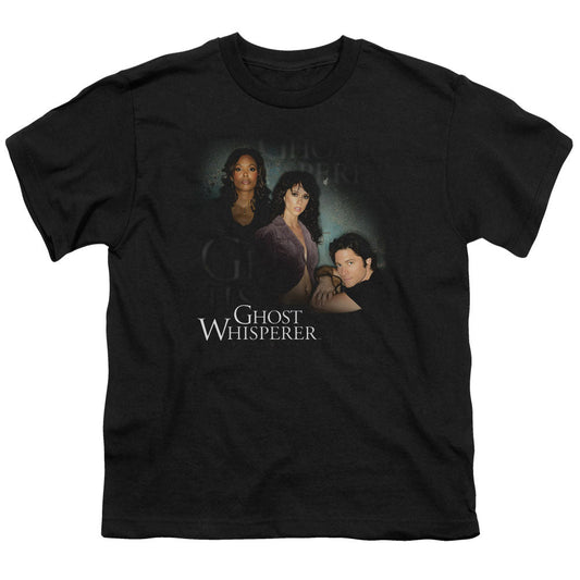 Ghost Whisperer Diagonal Cast Kids Youth T Shirt Black Officially Licensed