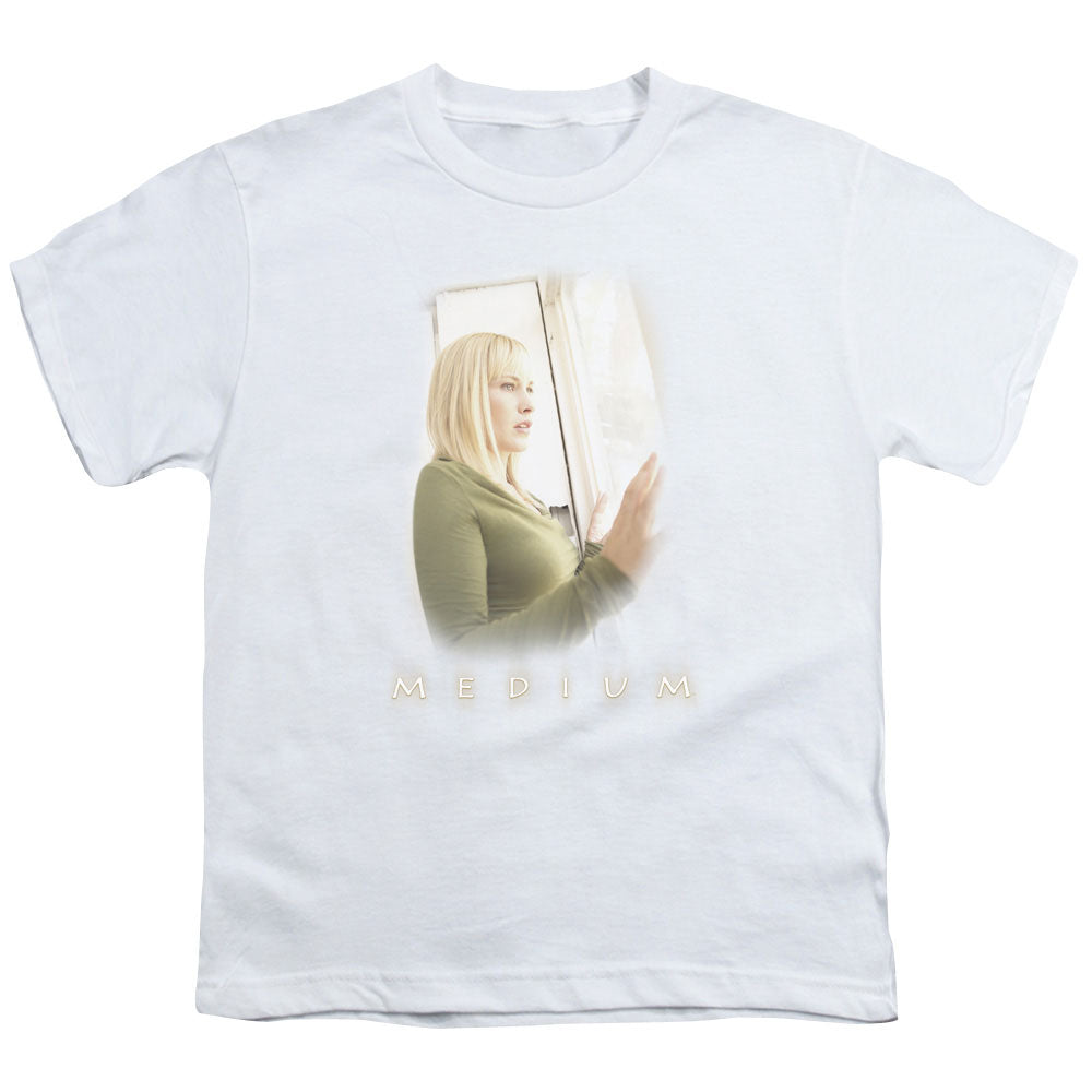 Medium White Light Kids Youth T Shirt White Officially Licensed