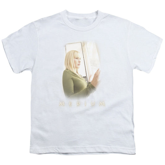 Medium White Light Kids Youth T Shirt White Officially Licensed