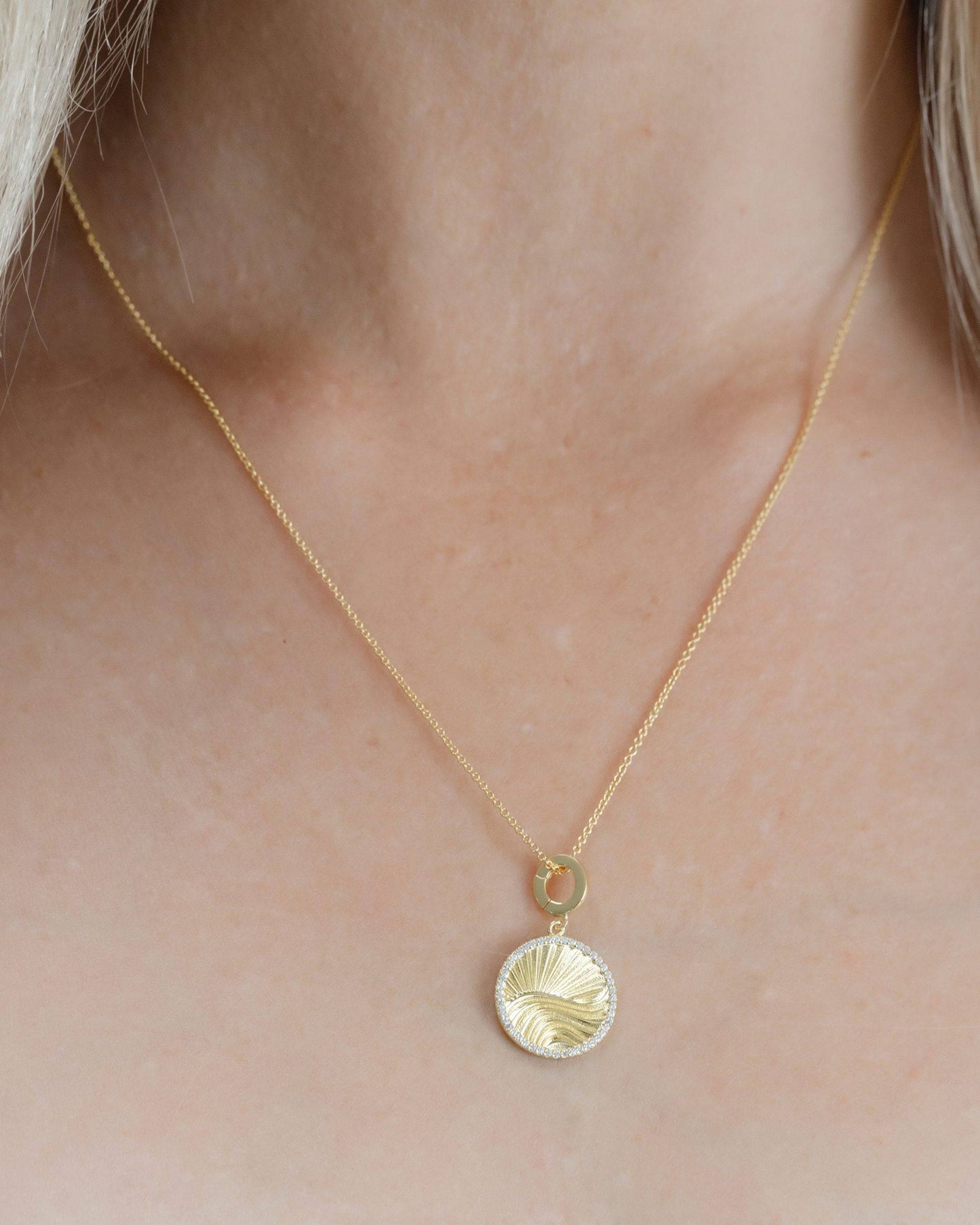 Gold Island Pendant