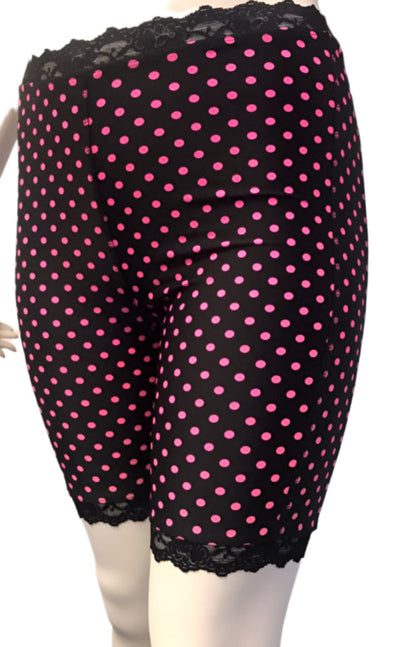 Pinka Dot Black Bloomers - Plus Size