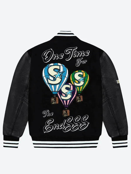 CEBL Scarborough Shooting Stars Black Varsity Jacket