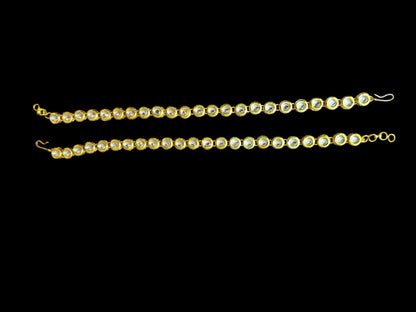 Kundan anklets (READY TO SHIP)