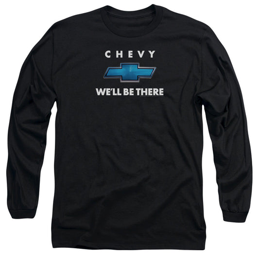 Chevrolet Well Be There Mens Long Sleeve Shirt Black Officially Licensed Officially Licensed
