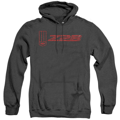 Chevrolet The Z28 Mens Heather Hoodie Black Officially Licensed