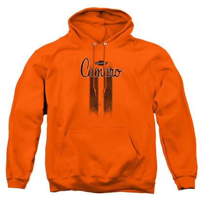Chevrolet Camaro Stripes Mens Hoodie Orange Officially Licensed