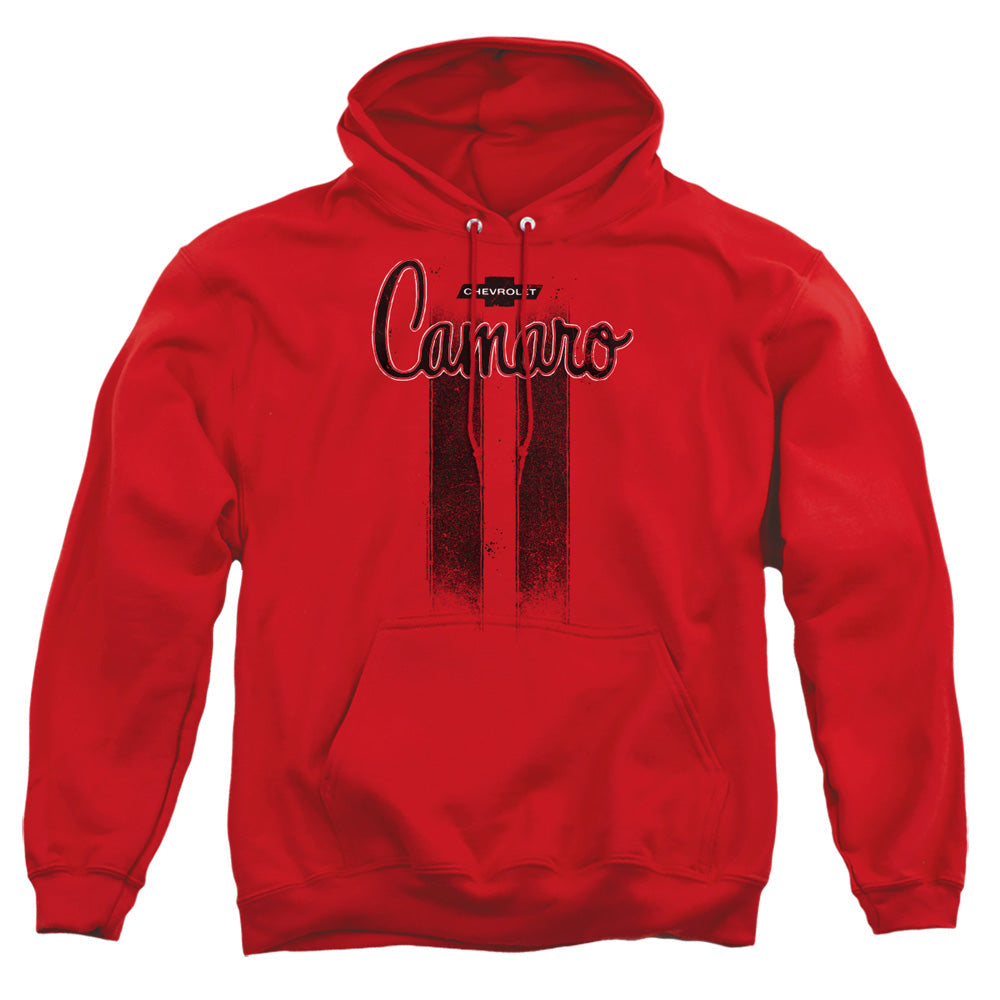 Chevrolet Camaro Stripes Mens Hoodie Red Officially Licensed