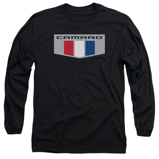 Chevrolet Chrome Emblem Mens Long Sleeve Shirt Black Officially Licensed Officially Licensed