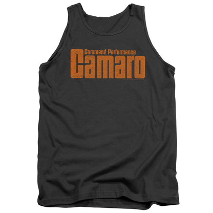 Chevrolet Command Performance Mens Tank Top Shirt Charcoal Officially Licensed