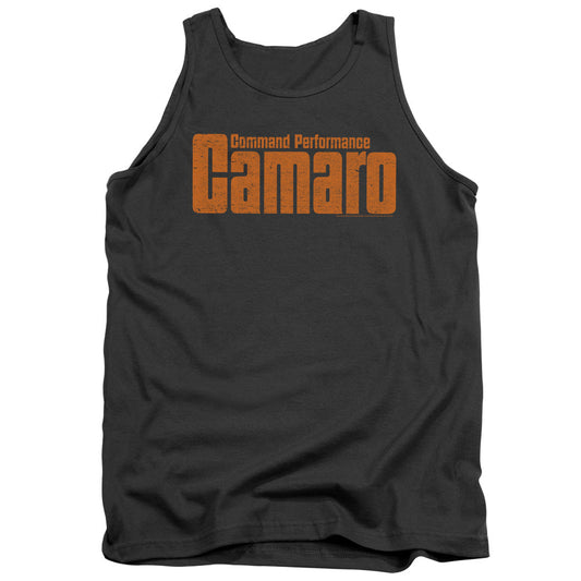 Chevrolet Command Performance Mens Tank Top Shirt Charcoal Officially Licensed