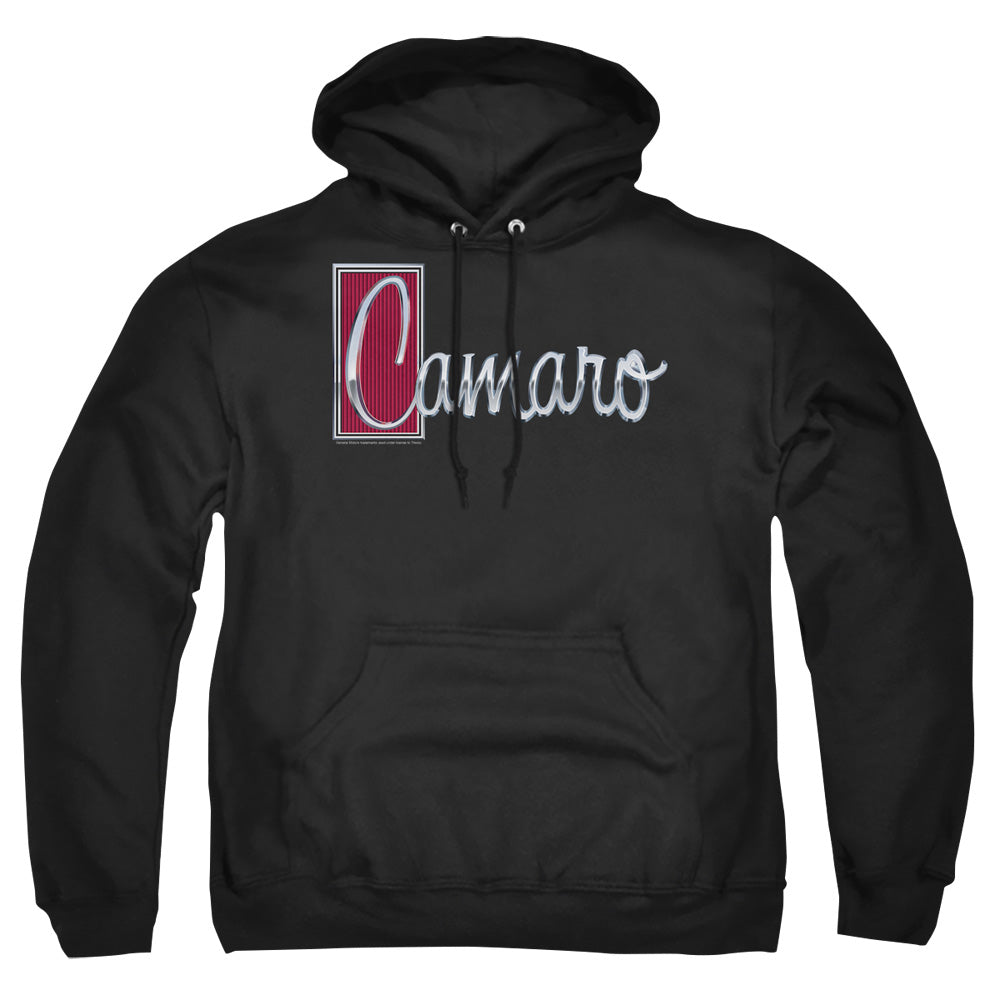 Chevrolet Chrome Script Mens Hoodie Black Officially Licensed