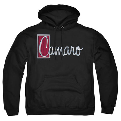 Chevrolet Chrome Script Mens Hoodie Black Officially Licensed
