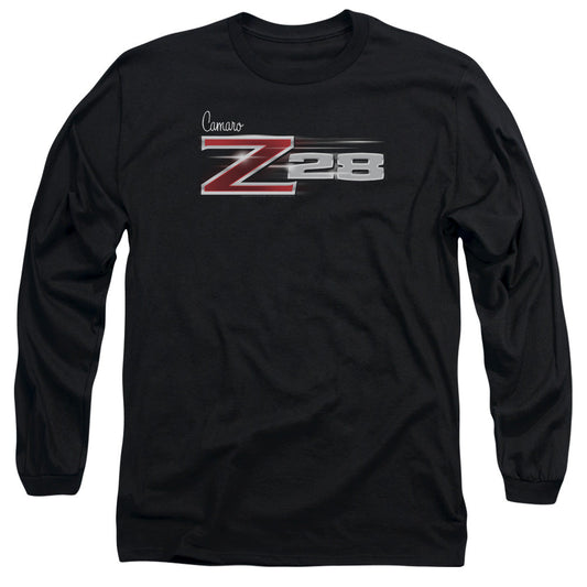 Chevrolet Z28 Logo Mens Long Sleeve Shirt Black Officially Licensed Officially Licensed