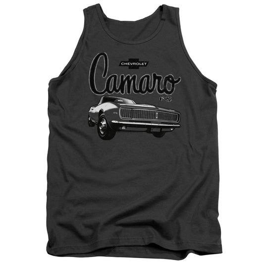 Chevrolet Script Car Mens Tank Top Shirt Charcoal Officially Licensed