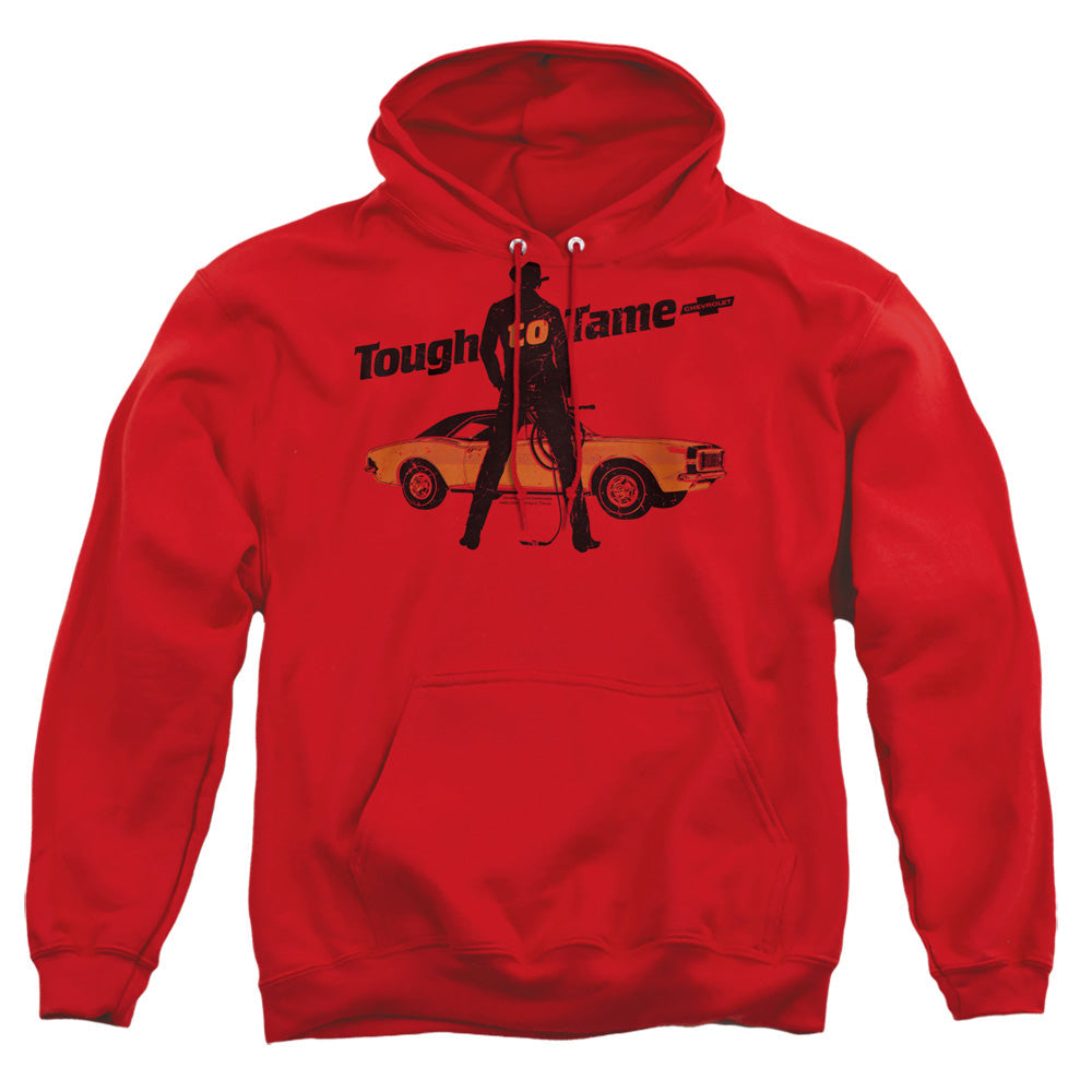 Chevrolet Tough To Tame Mens Hoodie Red Officially Licensed