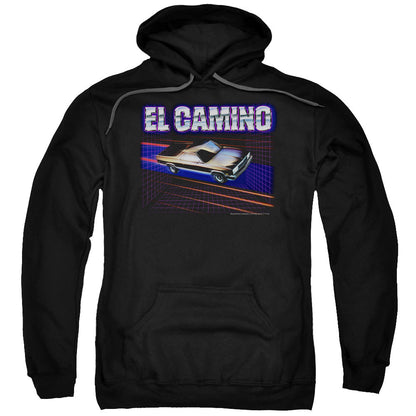 Chevrolet El Camino 85 Mens Hoodie Black Officially Licensed