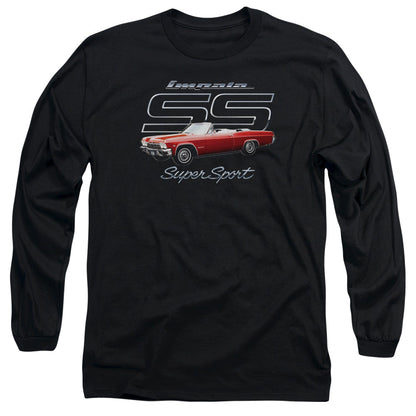 Chevrolet Impala Ss Mens Long Sleeve Shirt Black Officially Licensed Officially Licensed