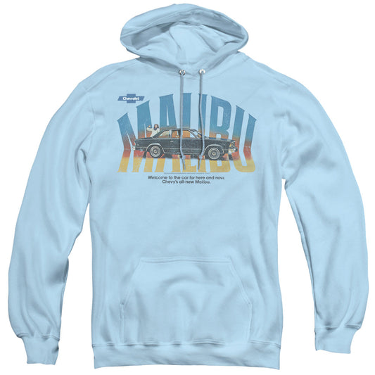 Chevrolet Thumbs Up Mens Hoodie Light Blue Officially Licensed