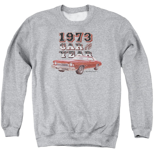 Chevrolet Car Of The Year Mens Crewneck Sweatshirt Athletic Heather Officially Licensed