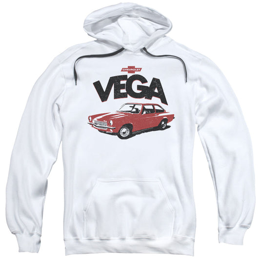 Chevrolet Rough Vega Mens Hoodie White Officially Licensed