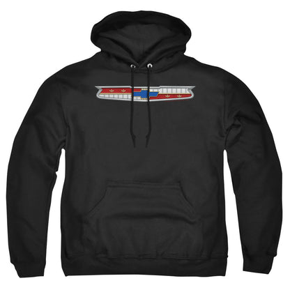 Chevrolet 56 Bel Air Emblem Mens Hoodie Black Officially Licensed