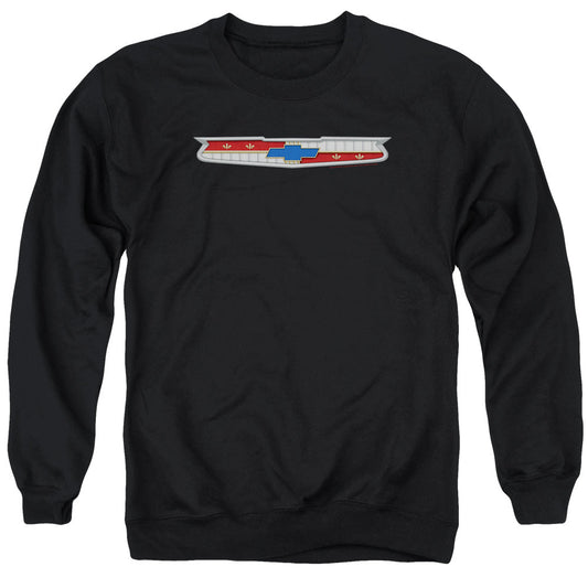 Chevrolet 56 Bel Air Emblem Mens Crewneck Sweatshirt Black Officially Licensed