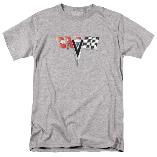 Chevrolet 2Nd Gen Vette Nose Emblem Mens T Shirt Athletic Heather Officially Licensed