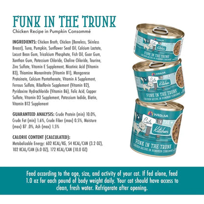 Cats in the Kitchen Funk in the Trunk Chicken Recipe in Pumpkin Consommé