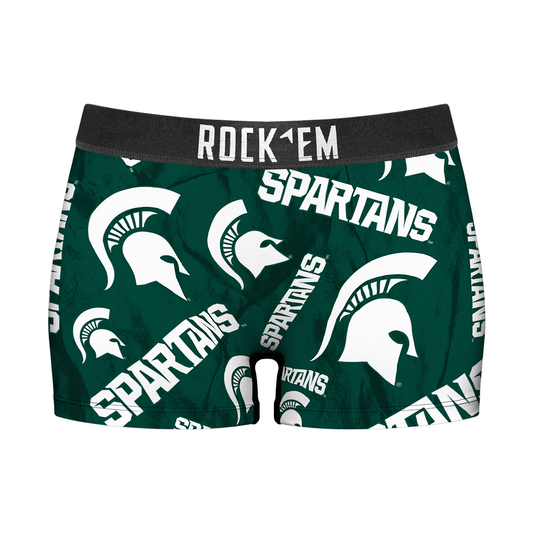Michigan State Spartans - Logo All-Over