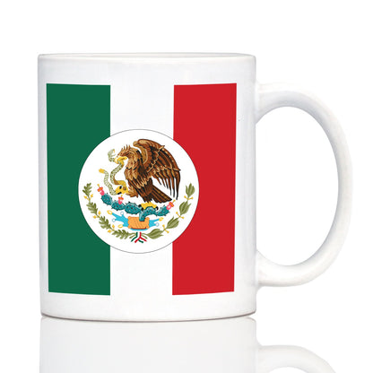 Mexico Flag Coffee Mug - Country Pride Themed Drinking Decor and Gifts for Mexicans