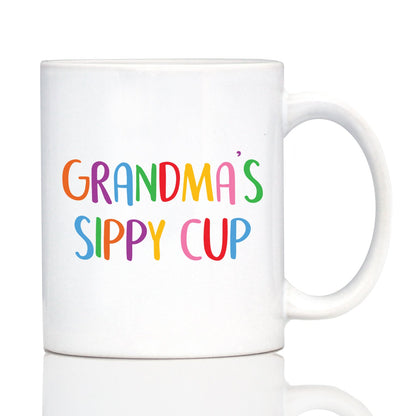 Grandma's Sippy Cup - Coffee Mug Gift for Grandmothers - Cute Birthday Cups