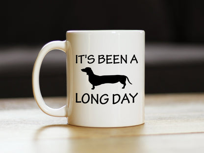 It's Been A Long Day Coffee Mug - Funny Dachshund Themed Decor and Gifts