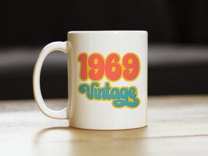 Vintage 1969 - Fun 56th Birthday Coffee Mug Gifts for Men & Women Turning 56 - Retro Coffee Cups