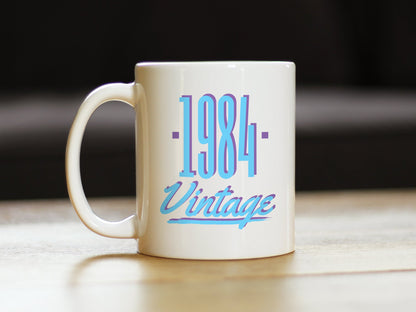Vintage 1984 - Fun 41st Birthday Coffee Mug Gifts for Men & Women Turning 41 - Retro Coffee Cups