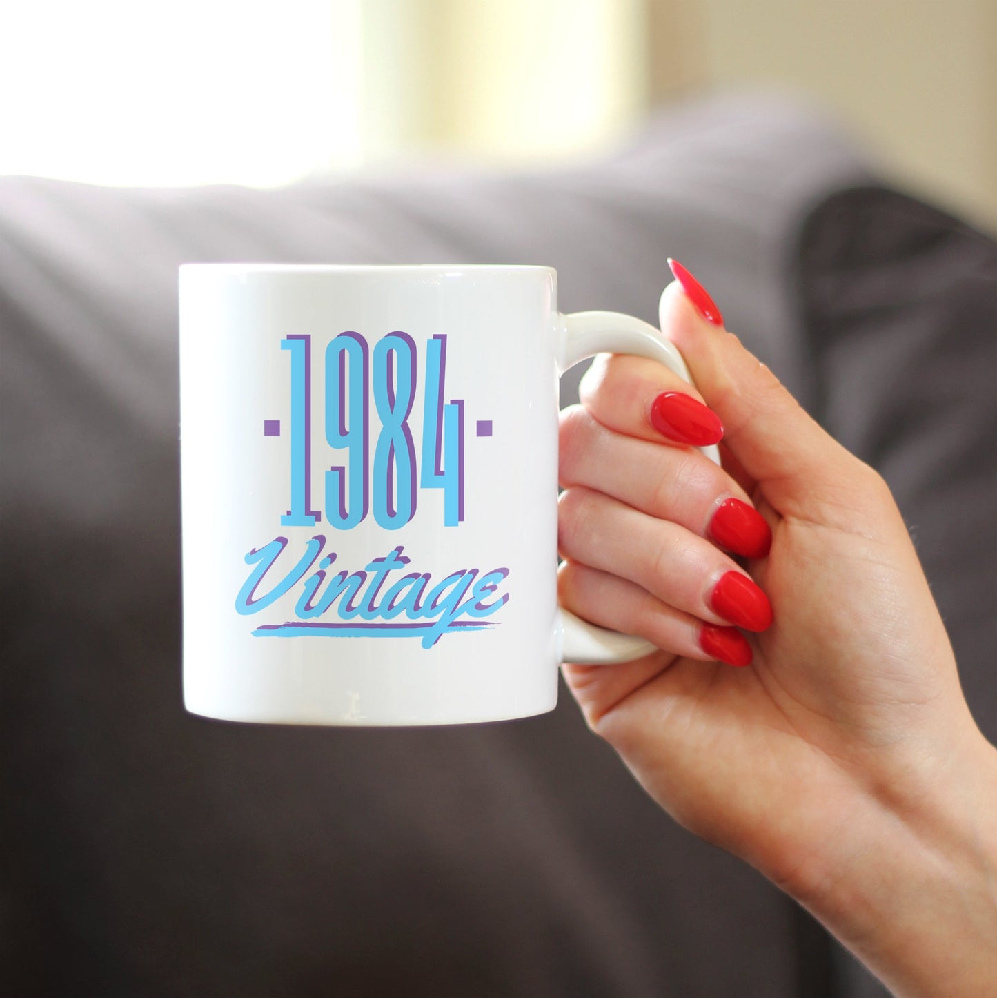 Vintage 1984 - Fun 41st Birthday Coffee Mug Gifts for Men & Women Turning 41 - Retro Coffee Cups