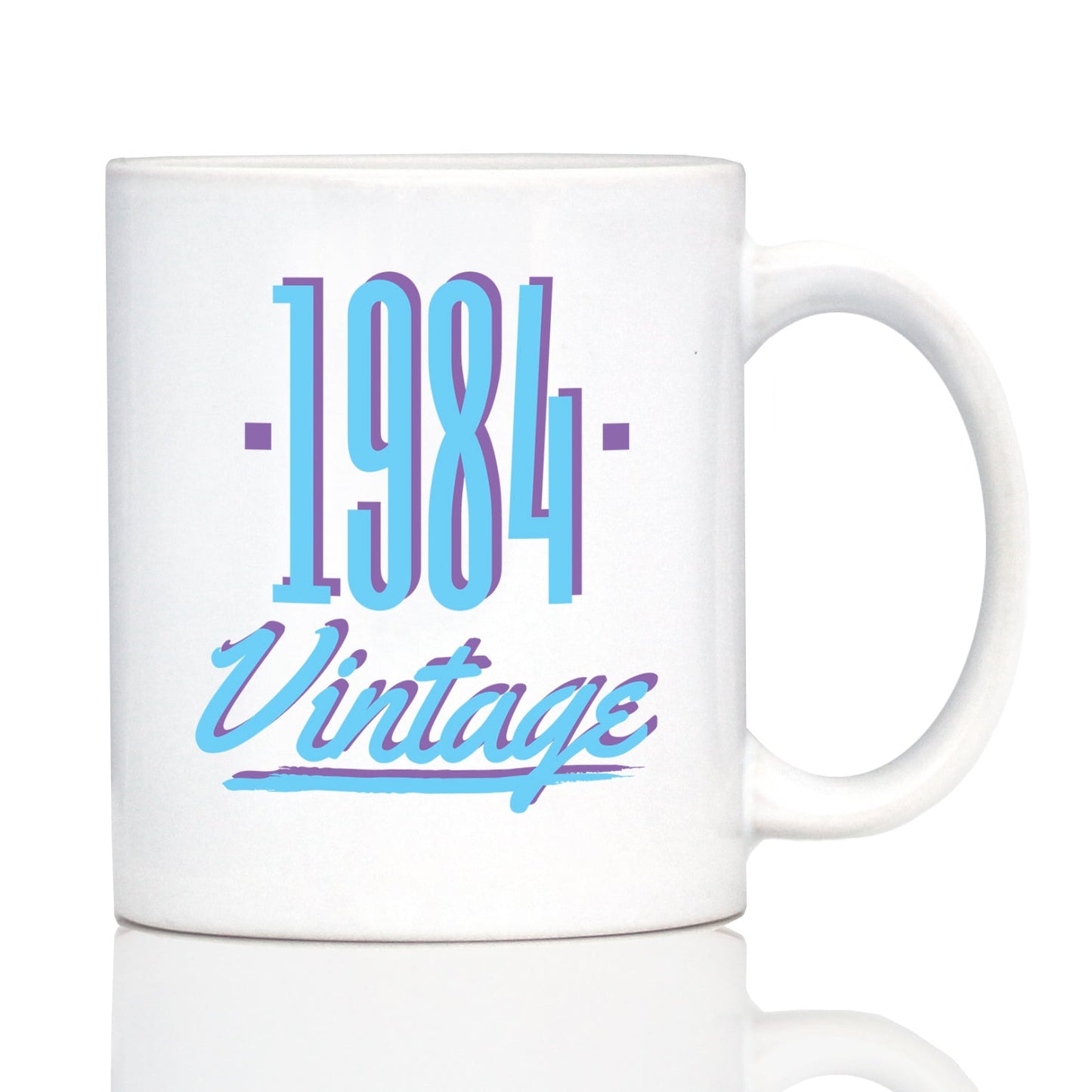 Vintage 1984 - Fun 41st Birthday Coffee Mug Gifts for Men & Women Turning 41 - Retro Coffee Cups