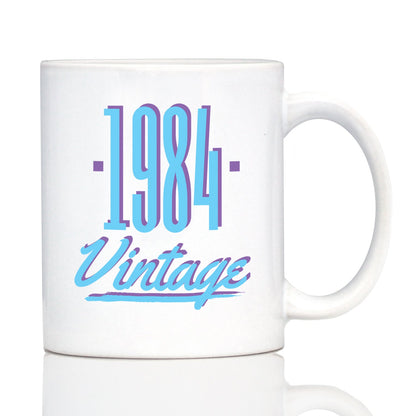 Vintage 1984 - Fun 41st Birthday Coffee Mug Gifts for Men & Women Turning 41 - Retro Coffee Cups