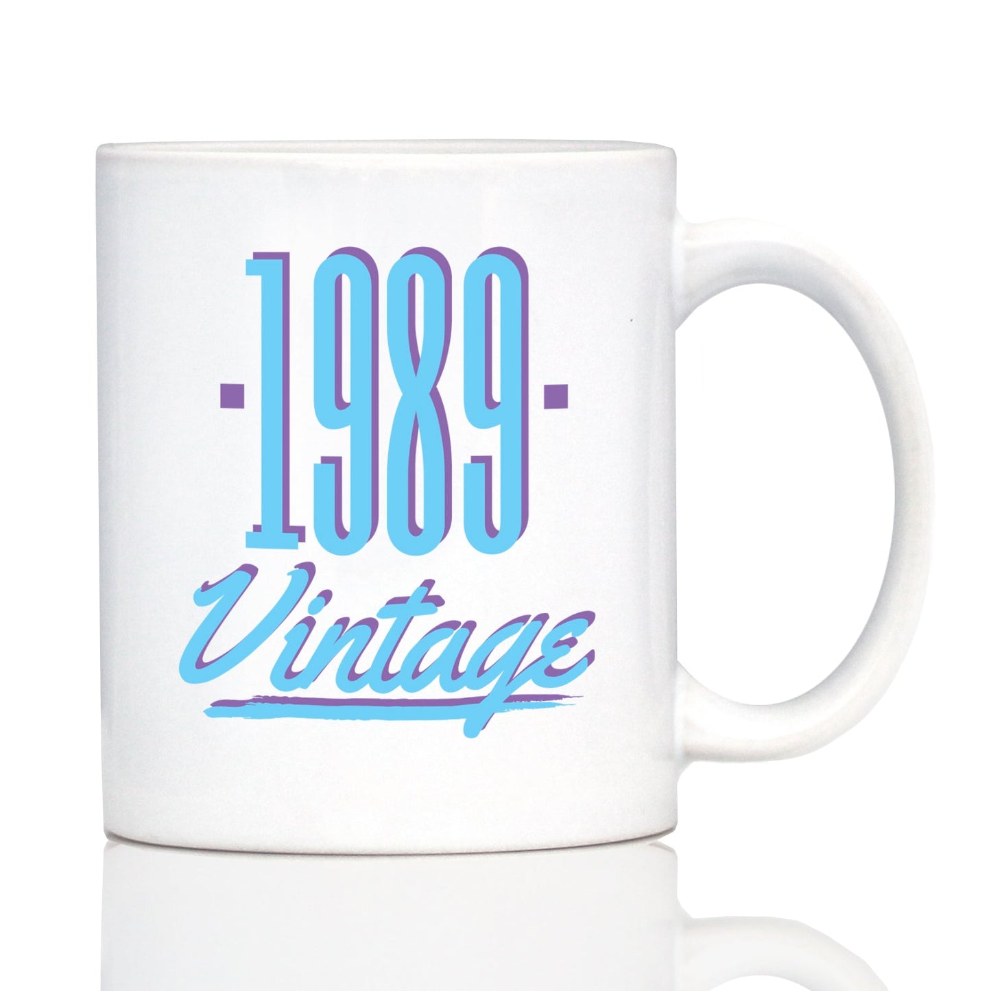 Vintage 1989 - Fun 36th Birthday Coffee Mug Gifts for Men & Women Turning 36 - Retro Coffee Cups