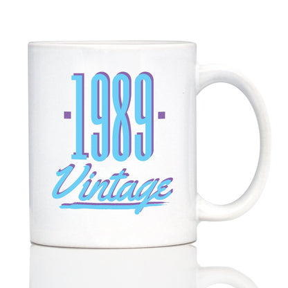 Vintage 1989 - Fun 36th Birthday Coffee Mug Gifts for Men & Women Turning 36 - Retro Coffee Cups