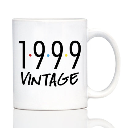 Vintage 1999 - Fun 26th Birthday Coffee Mug Gifts for Men & Women Turning 26 - Retro Coffee Cups