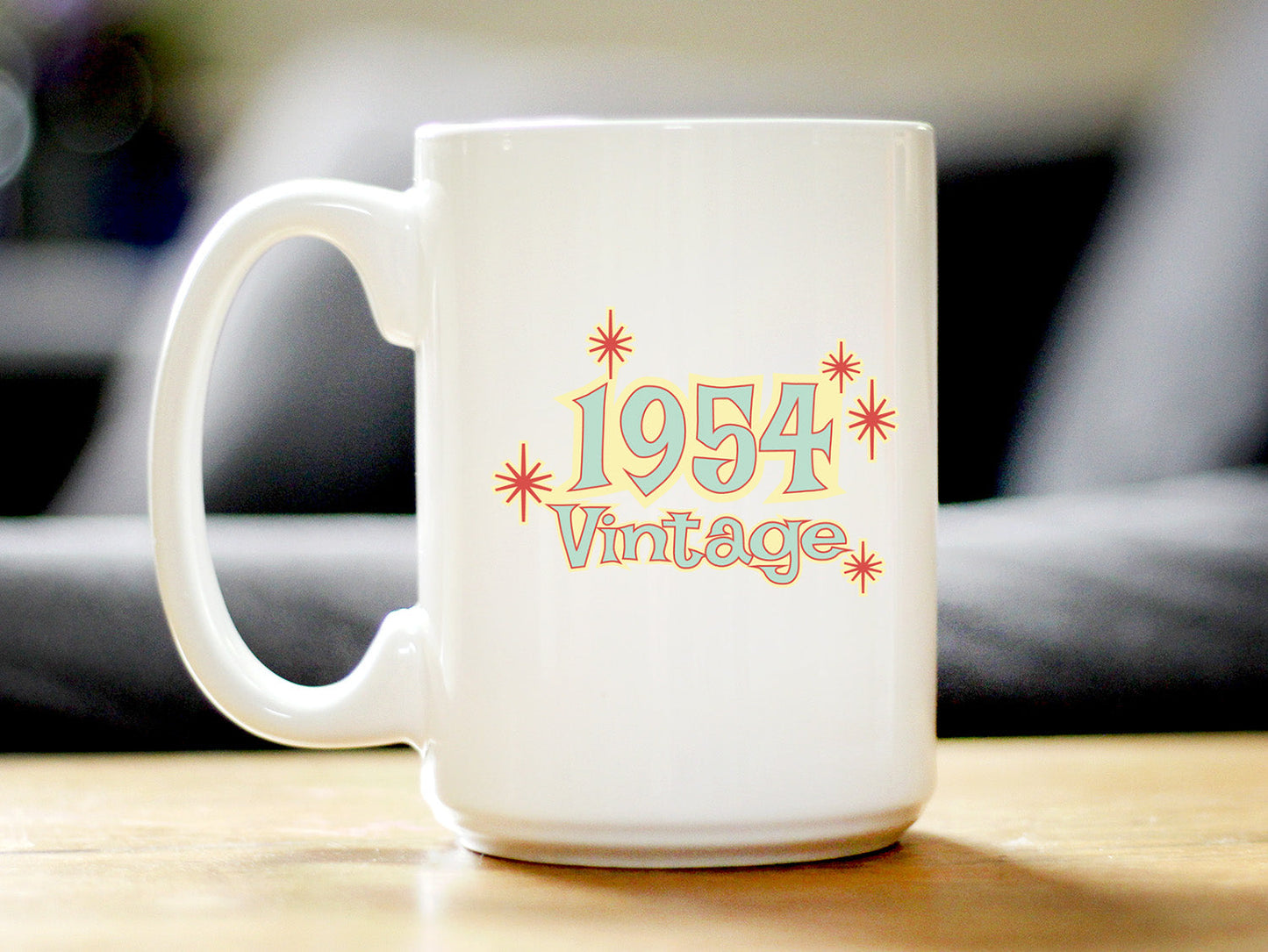 Vintage 1954 - Fun 71st Birthday Coffee Mug Gifts for Men & Women Turning 71 - Retro Coffee Cups