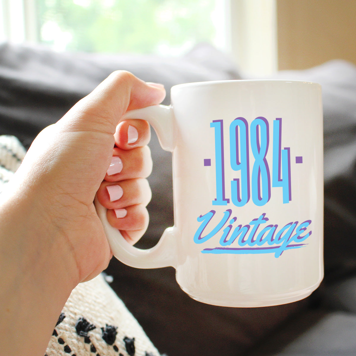 Vintage 1984 - Fun 41st Birthday Coffee Mug Gifts for Men & Women Turning 41 - Retro Coffee Cups