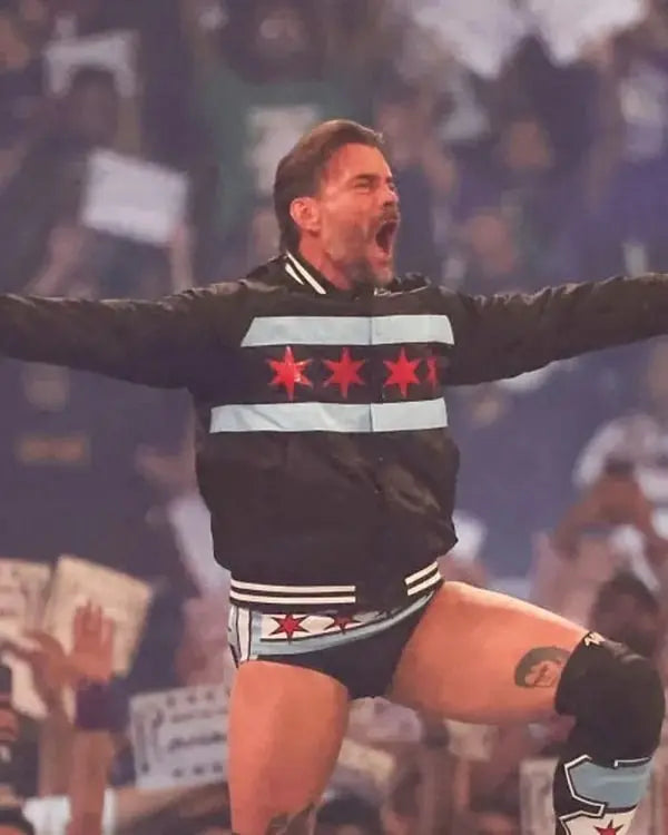 CM Punk WWE Night Of Champions Bomber Jacket