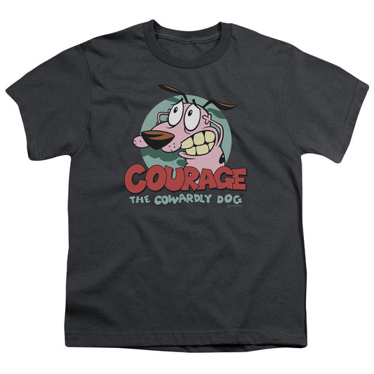 Courage the Cowardly Dog Courage Kids Youth T Shirt Charcoal Officially Licensed