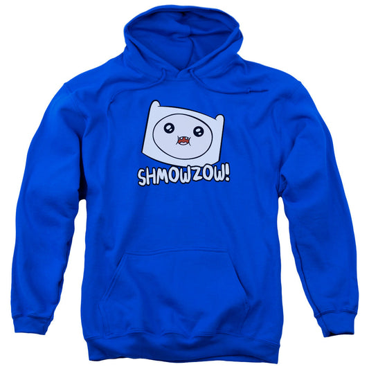 Adventure Time Shmowzow Mens Hoodie Royal Blue Officially Licensed
