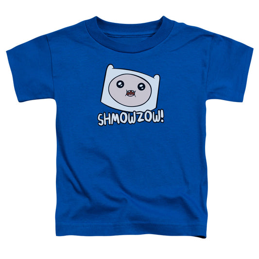 Adventure Time Shmowzow Toddler Kids Youth T Shirt Royal Blue Officially Licensed