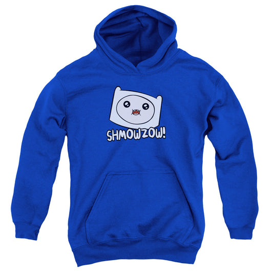 Adventure Time Shmowzow Kids Youth Hoodie Royal Blue Officially Licensed