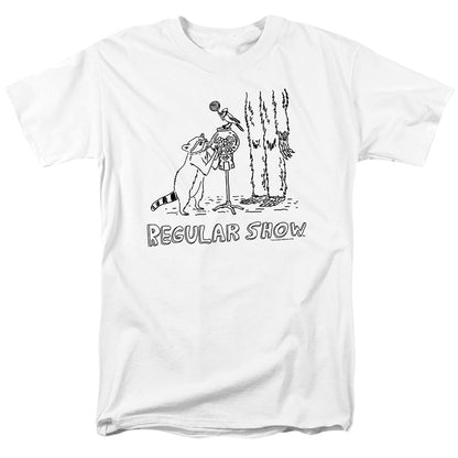 The Regular Show Tattoo Art Mens T Shirt White Officially Licensed