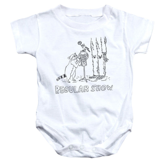 The Regular Show Tattoo Art Infant Baby Snapsuit White Officially Licensed