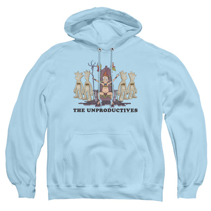 Rick And Morty The Unproductives Mens Hoodie Light Blue